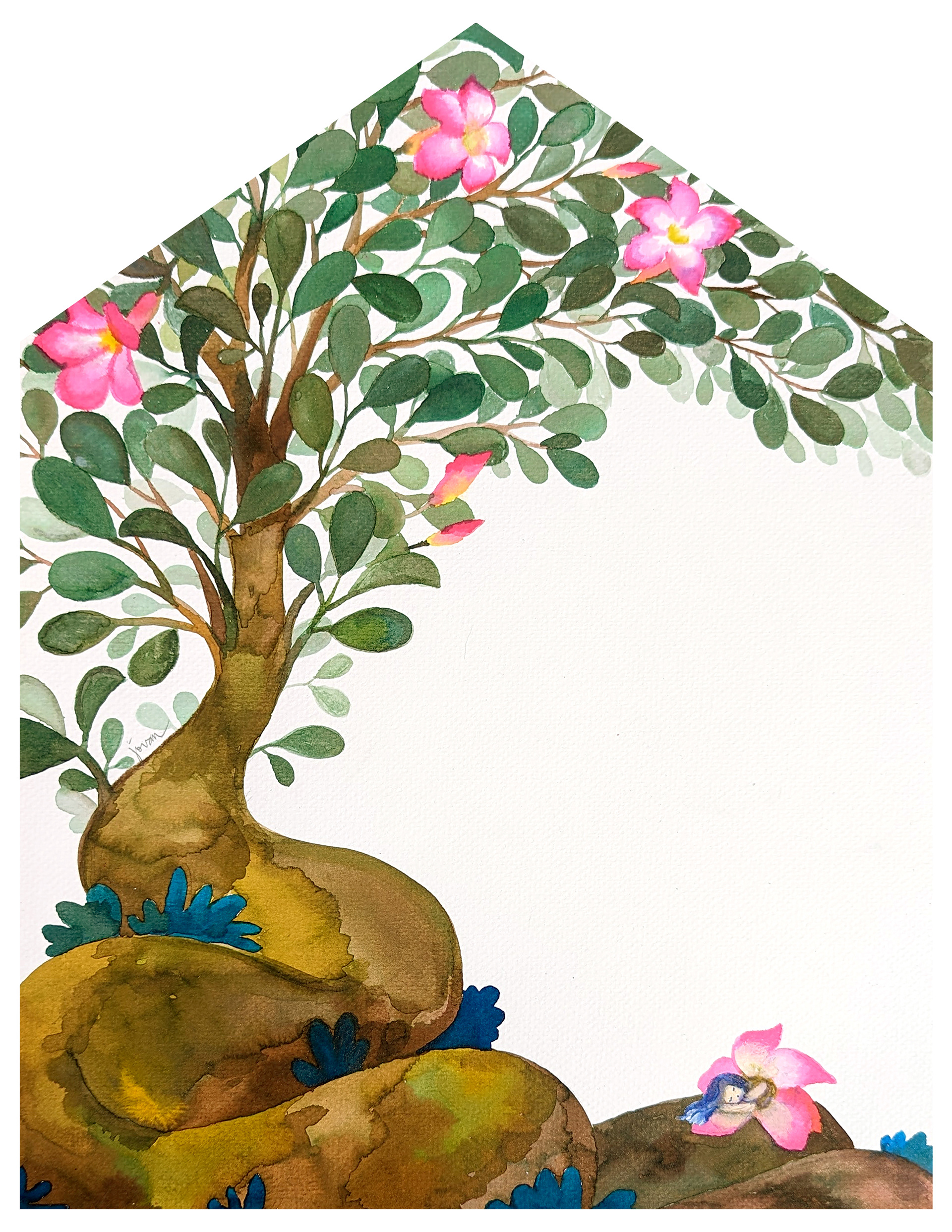 Mother's Desert Rose by Jovan De Ocampo