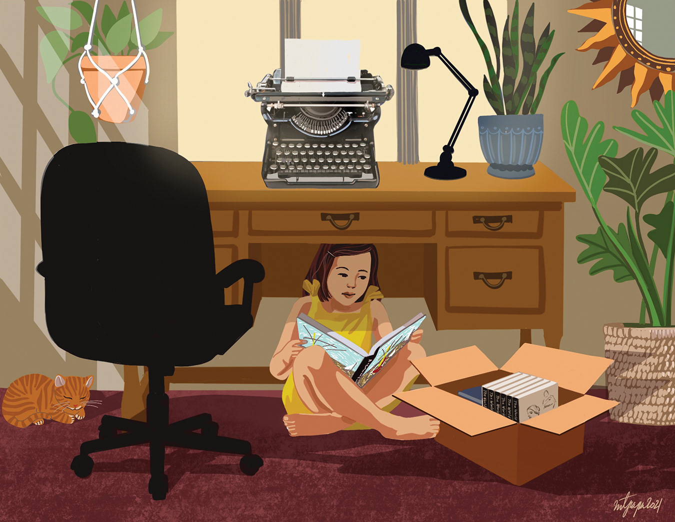 The World Under Daddy’s Desk by May Tobias-Papa