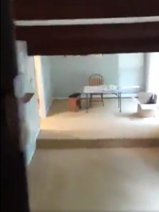 Before Dropped Down Floor