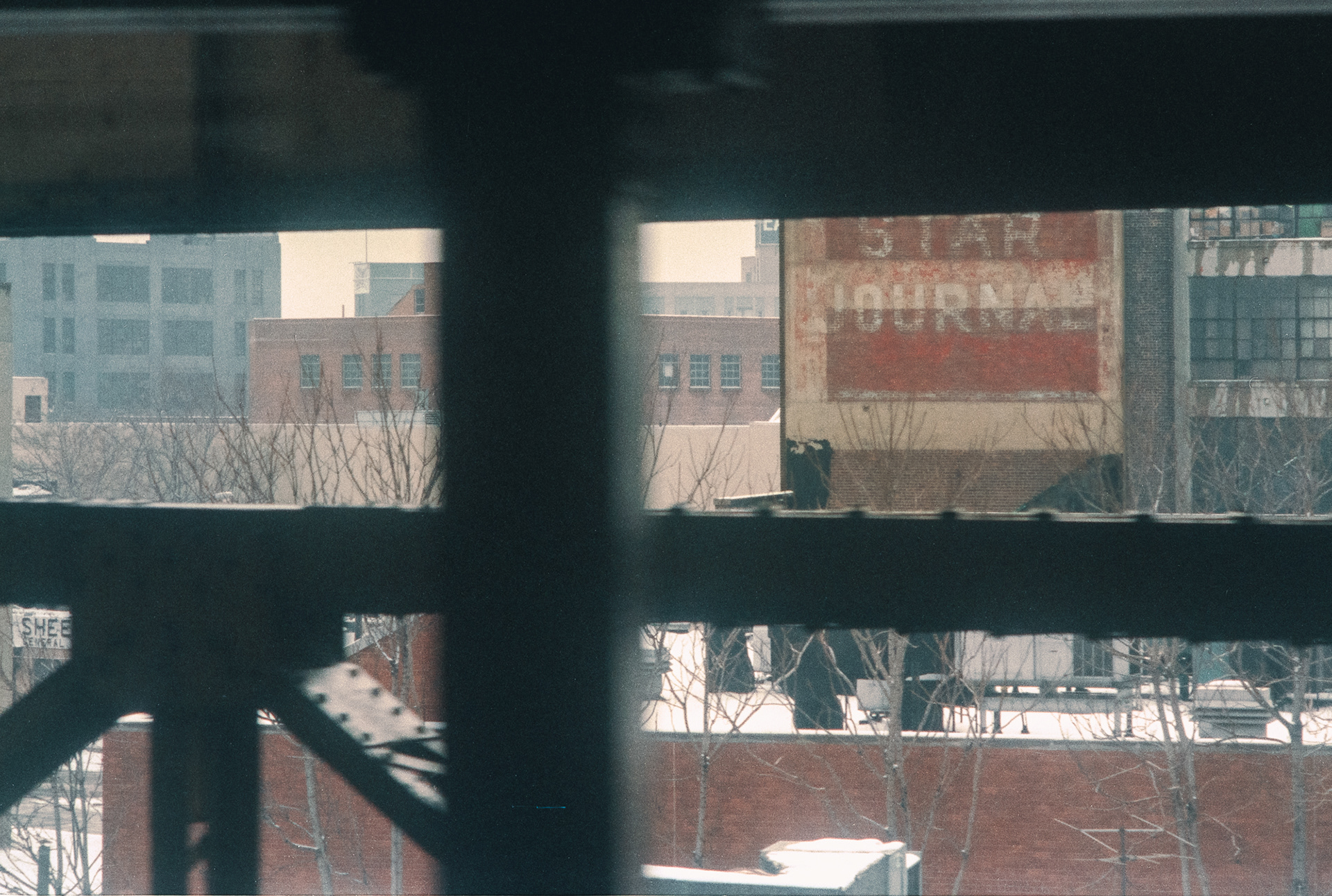 through the slots