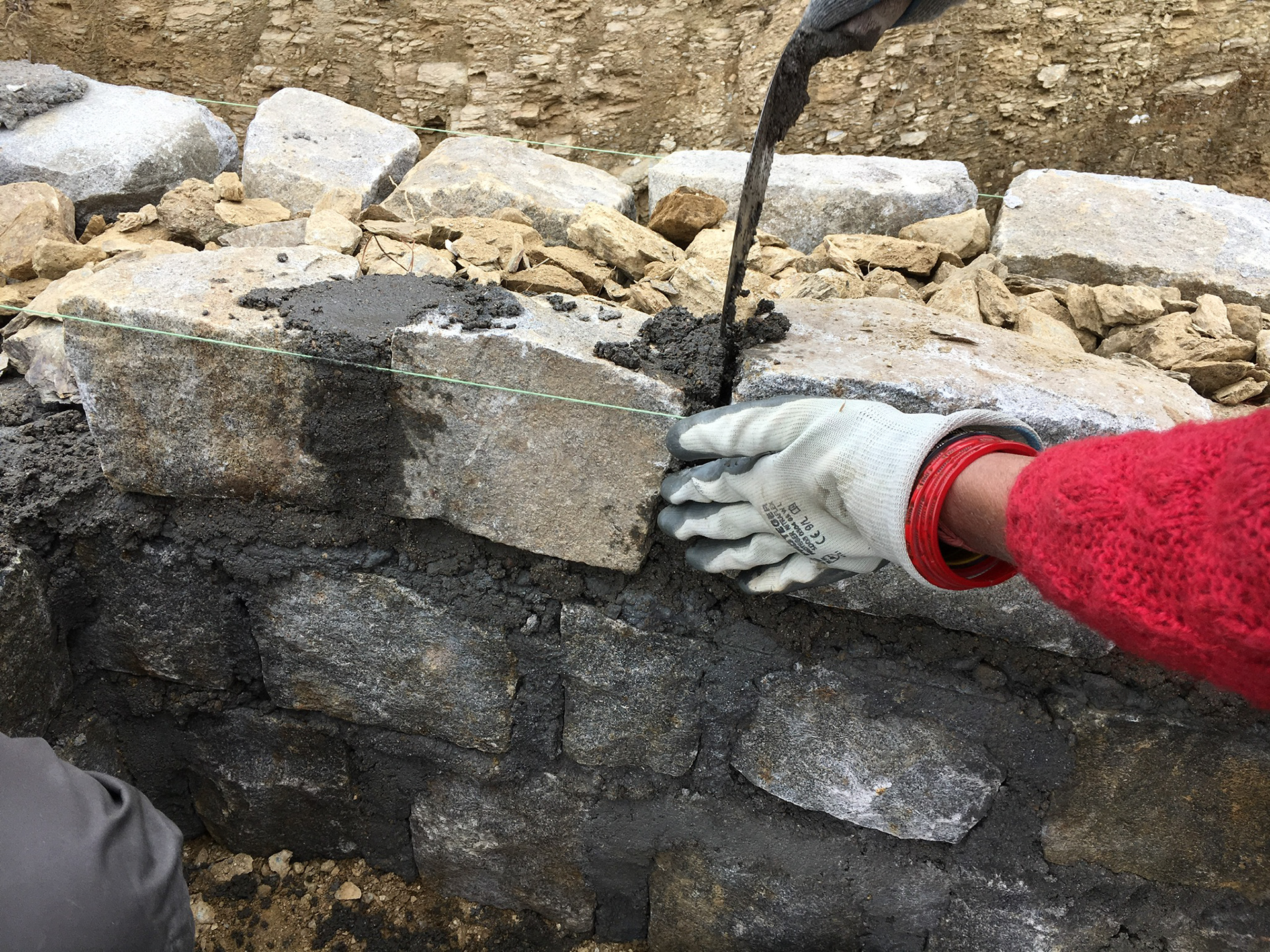 Constructing the base