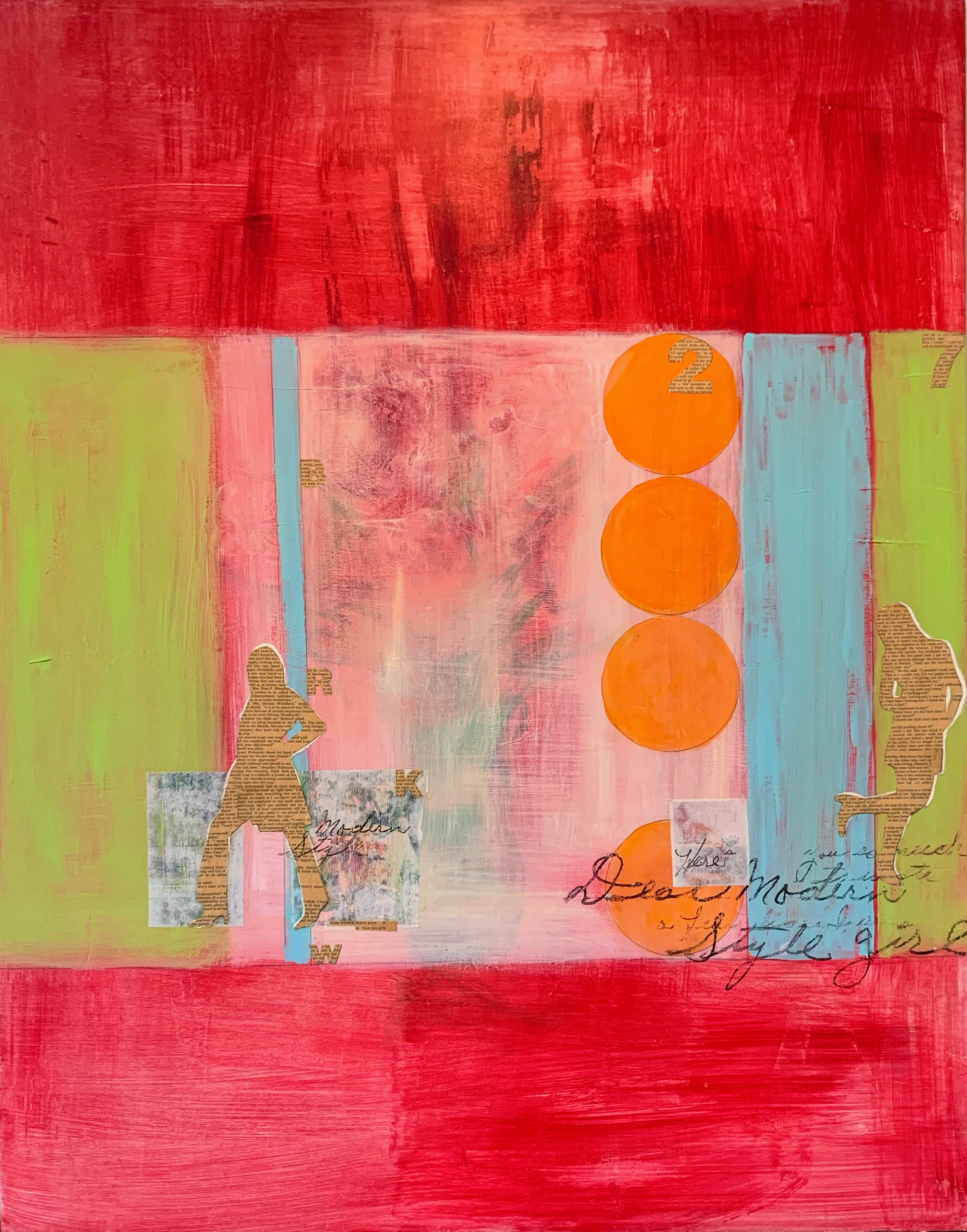 Modern Style Girl, 36" x 45"