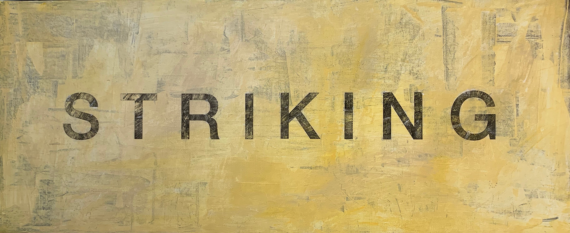 Striking, 48" x 20"