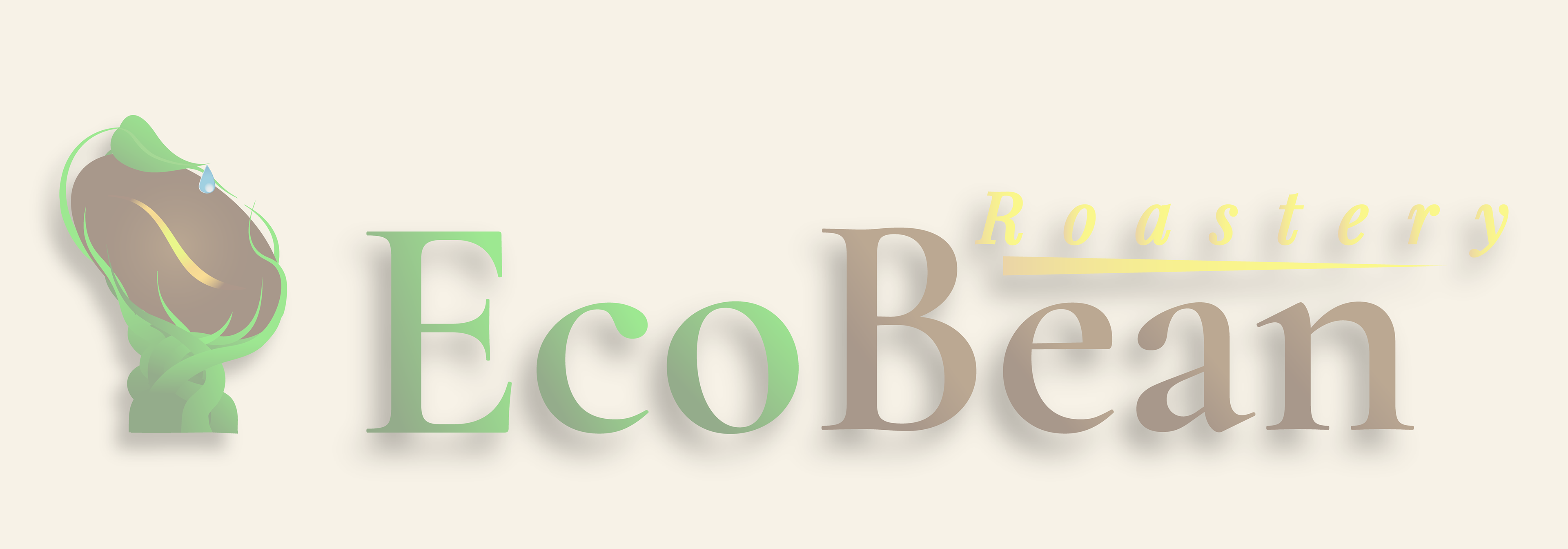 Minimal light-beige background used for branding presentation.