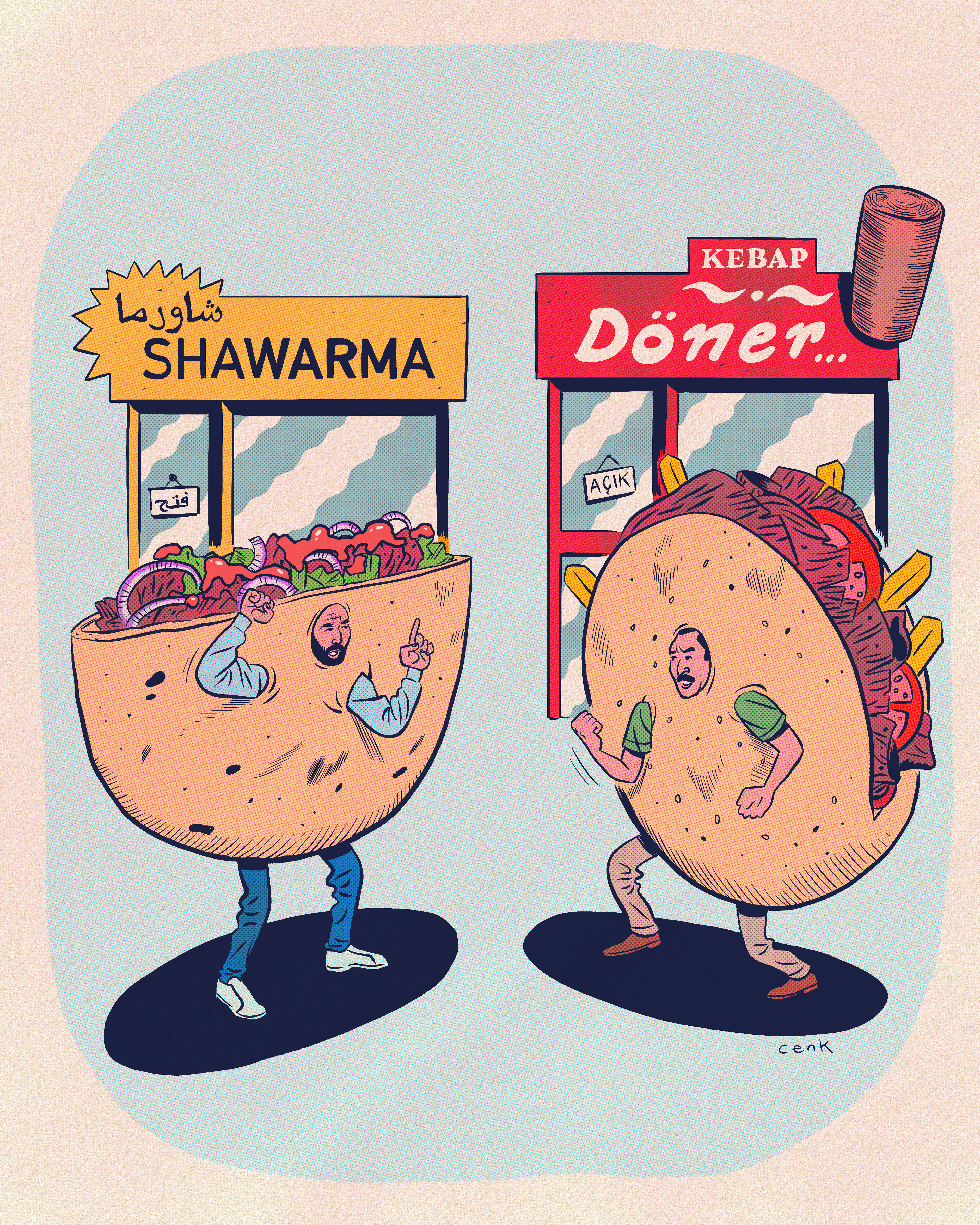 Cultural background of Middle Eastern cuisine