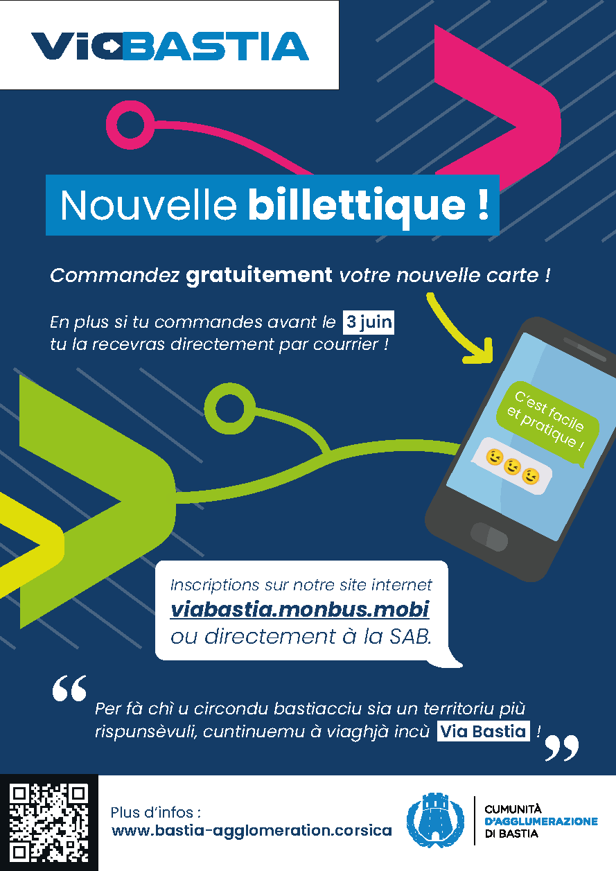 Affiche Via Bastia pour la mairie