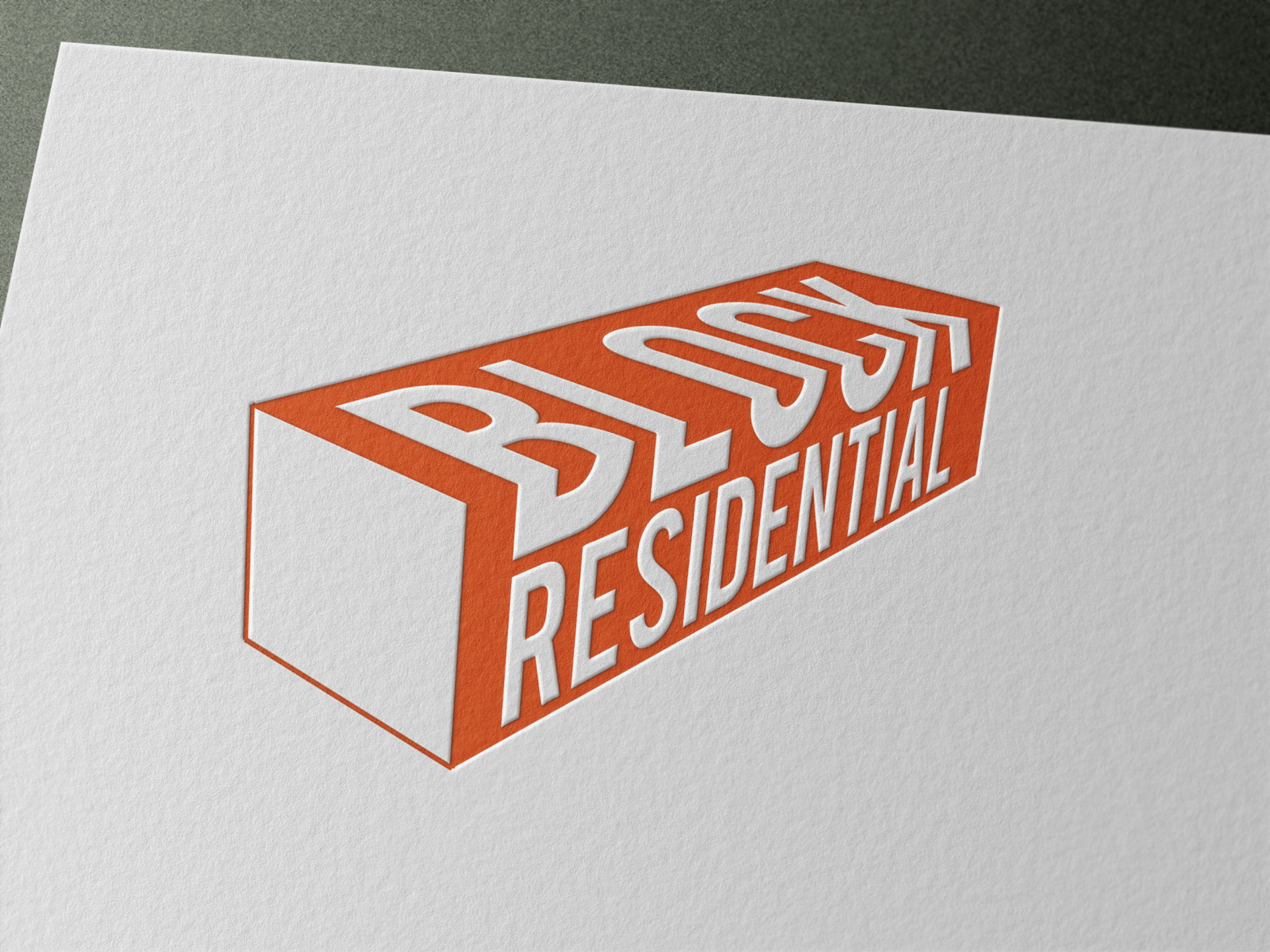 Block residential logo