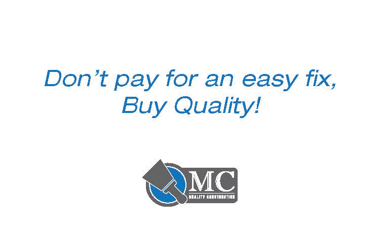 MC Quality Construction - Business Card Back