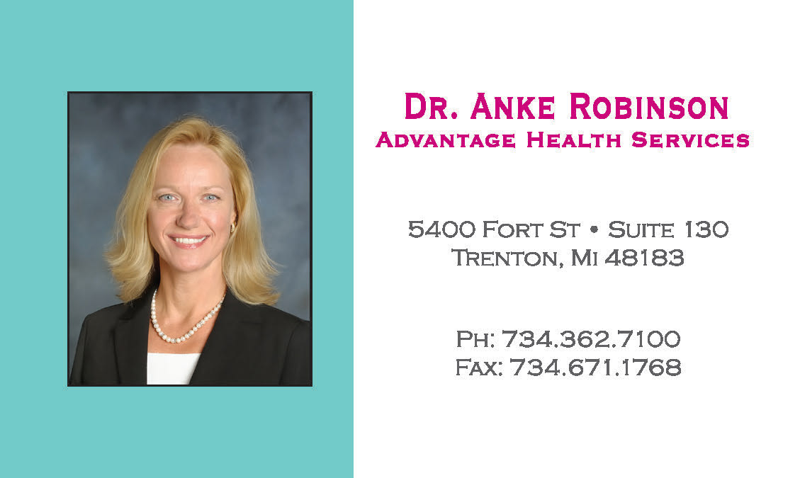 Advantage Health - Business Card - Front