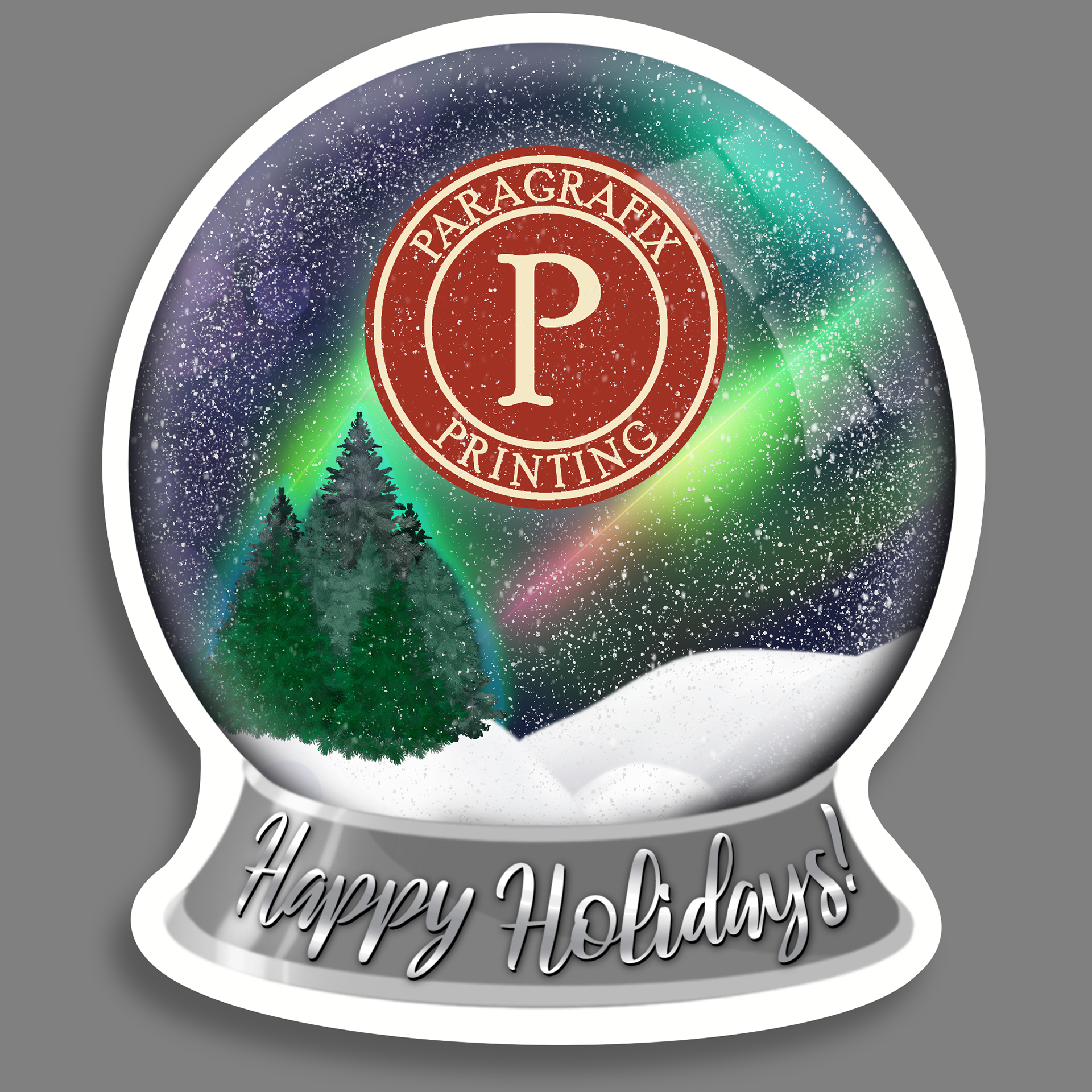 Paragrafix Holiday Sticker