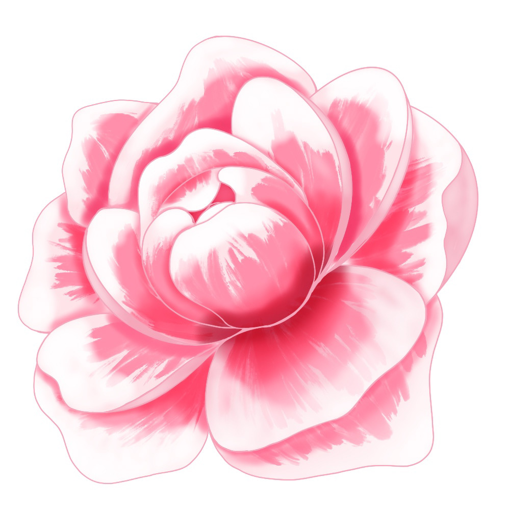 Peony Sticker