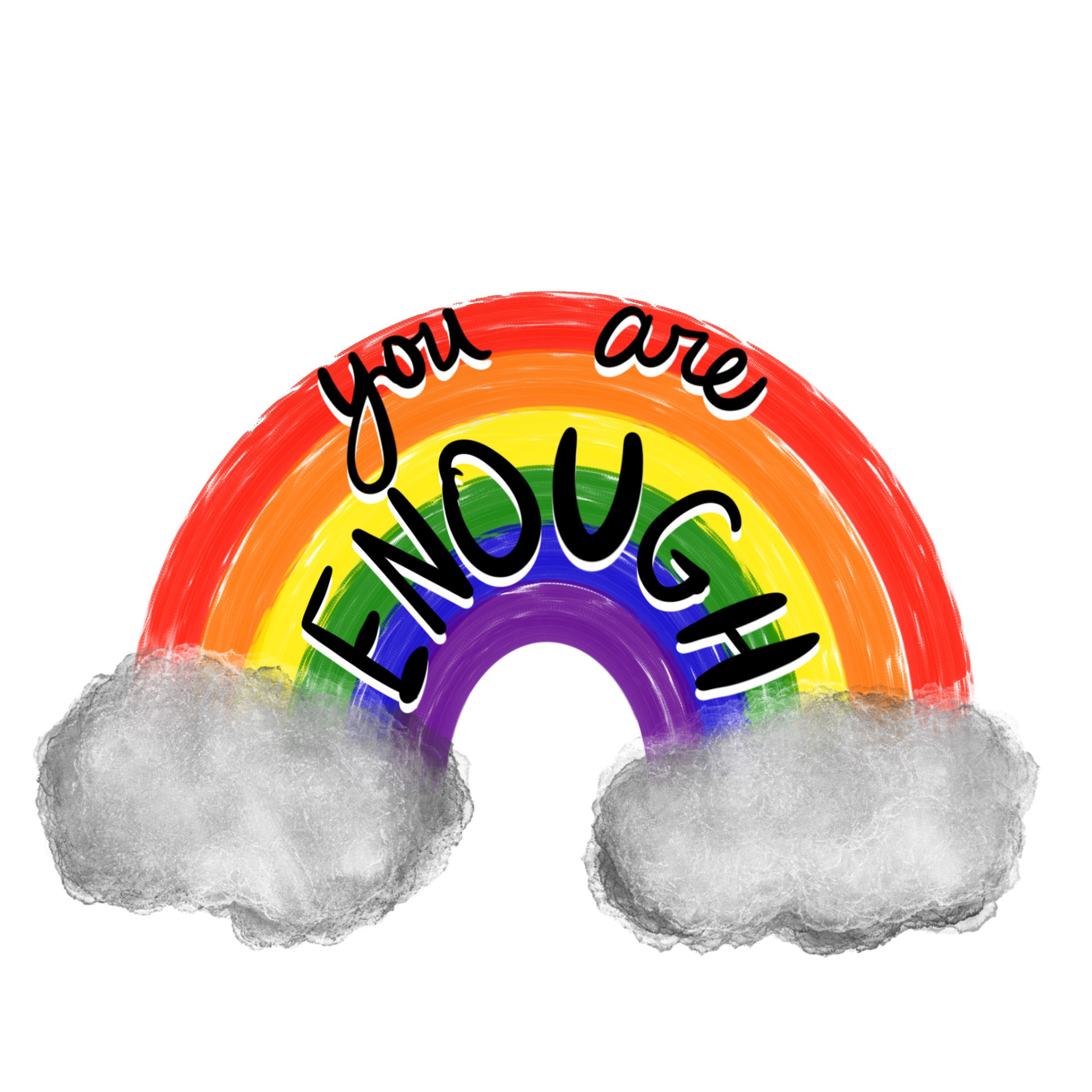 You are Enough Sticker
