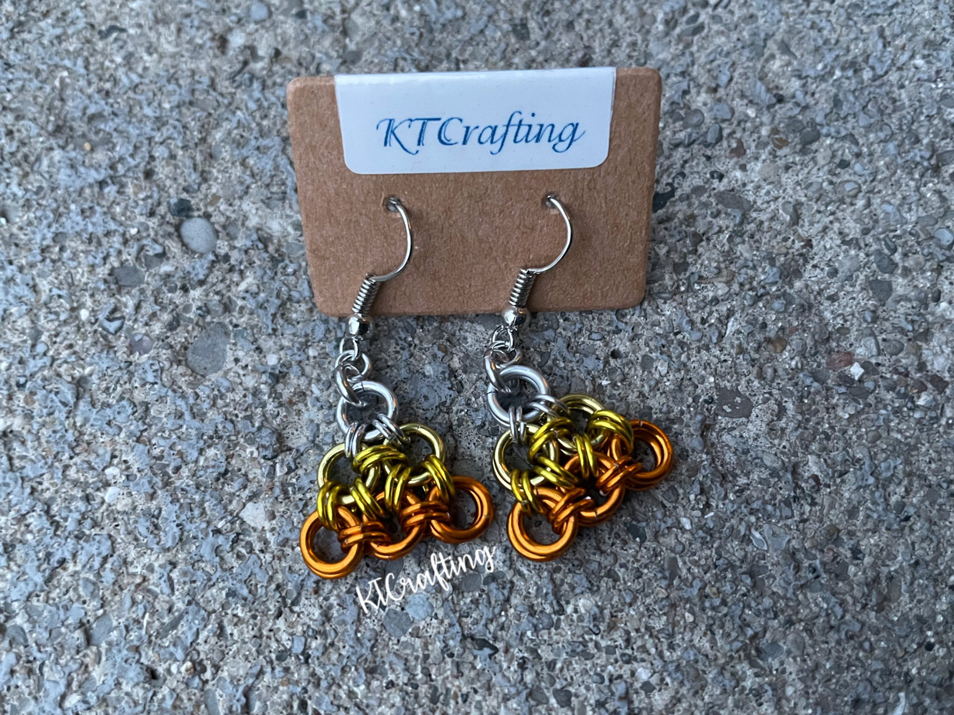 Candy Corn Earrings