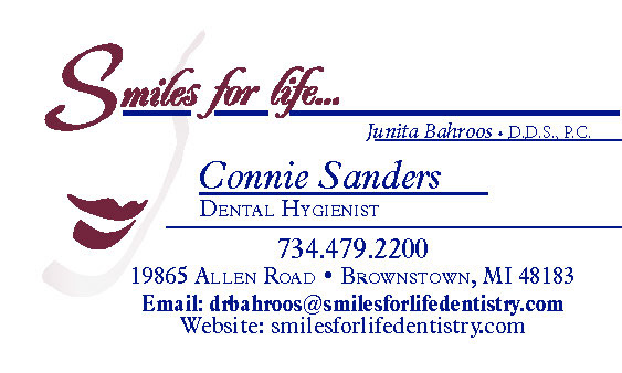 Smiles for Life - Business Card - C. Sanders