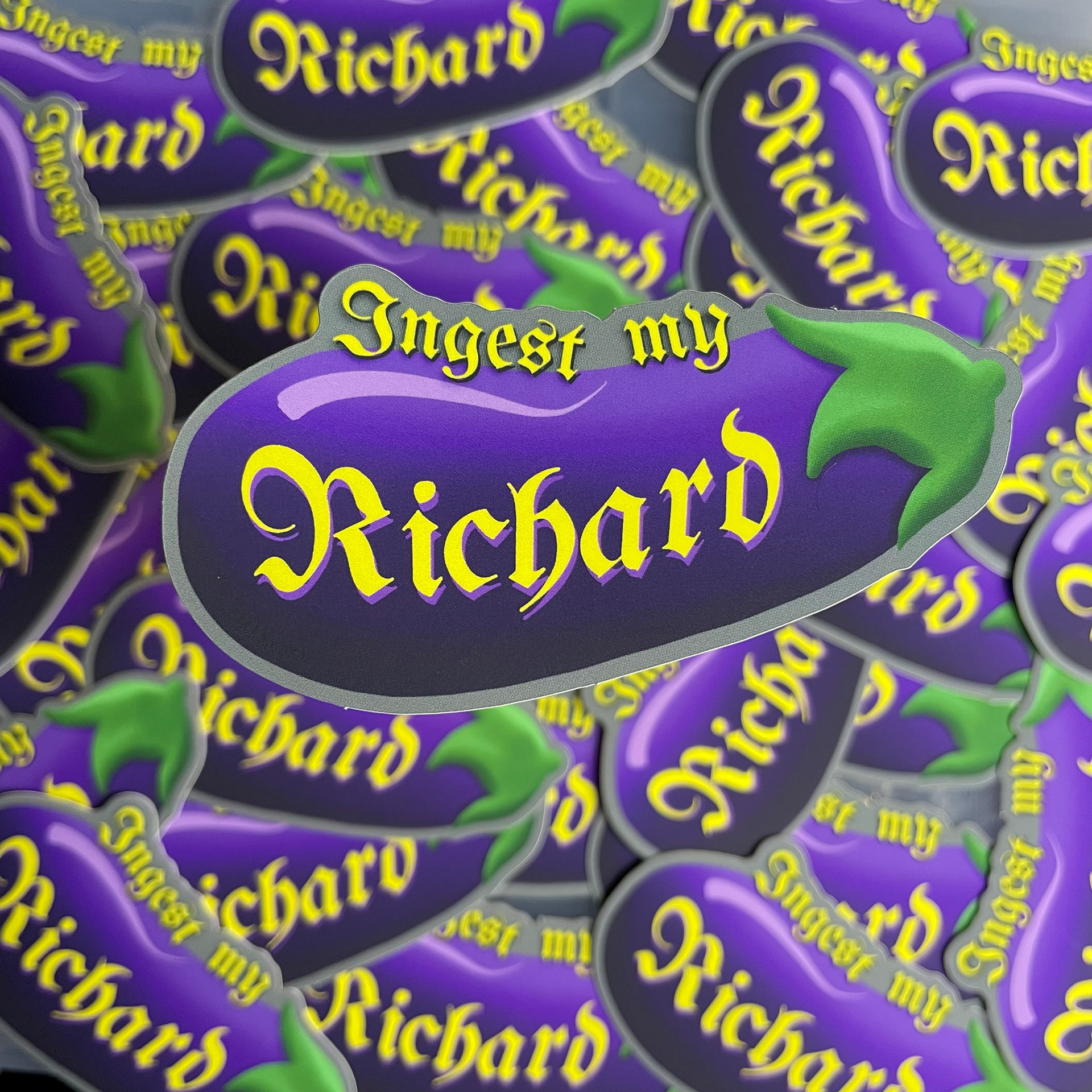 Ingest My Richard Sticker