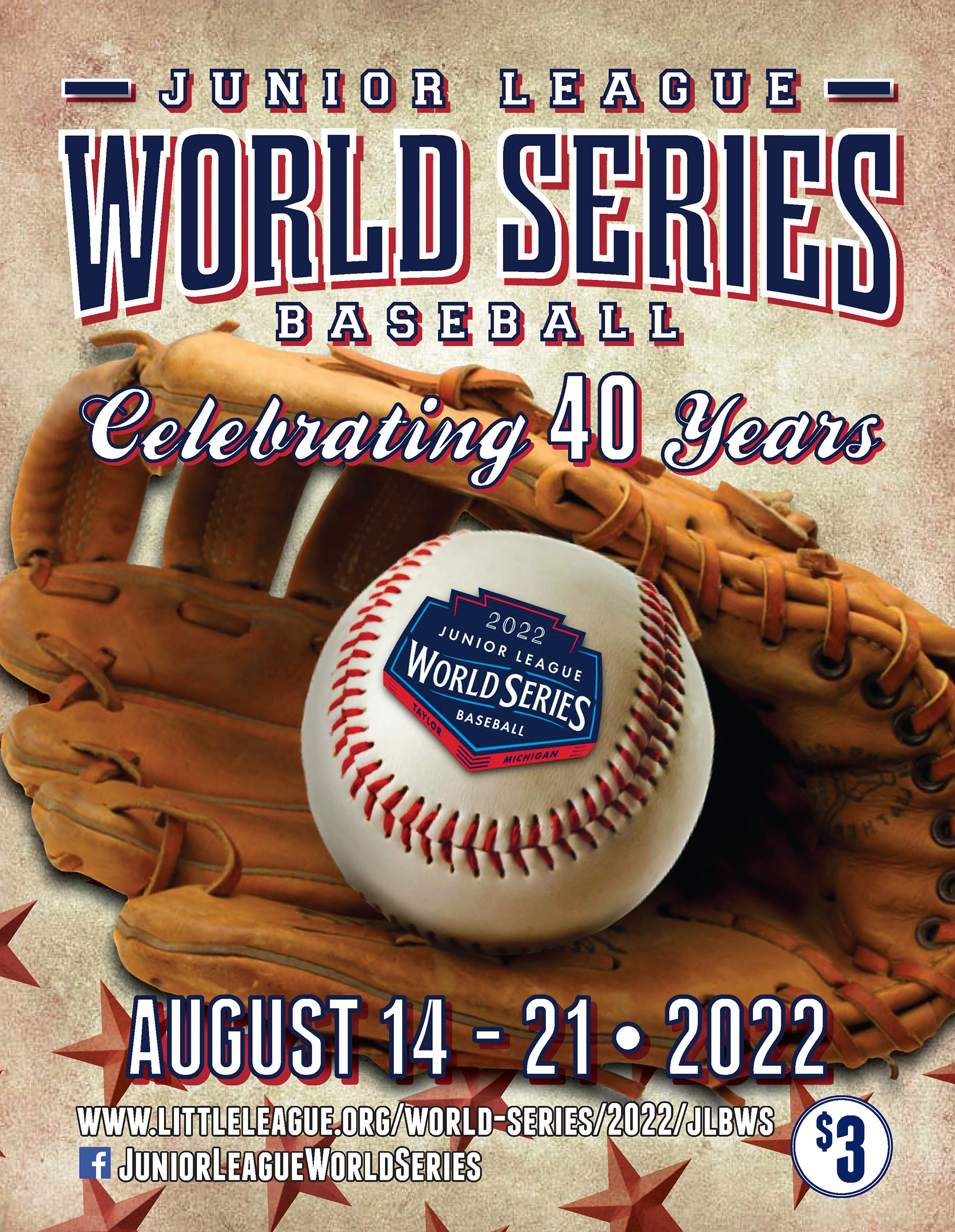 Junior League World Series - Program Cover 2022 - Front