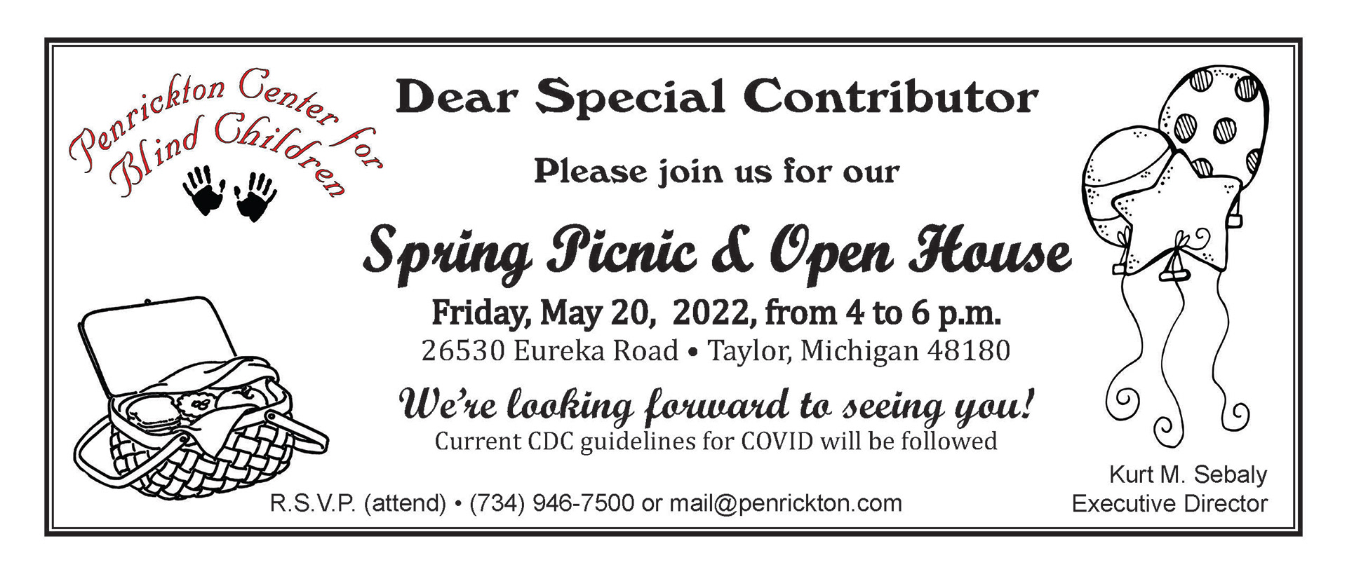 Picnic Open House Invitation