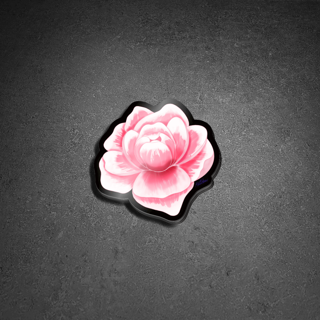 Peony Sticker