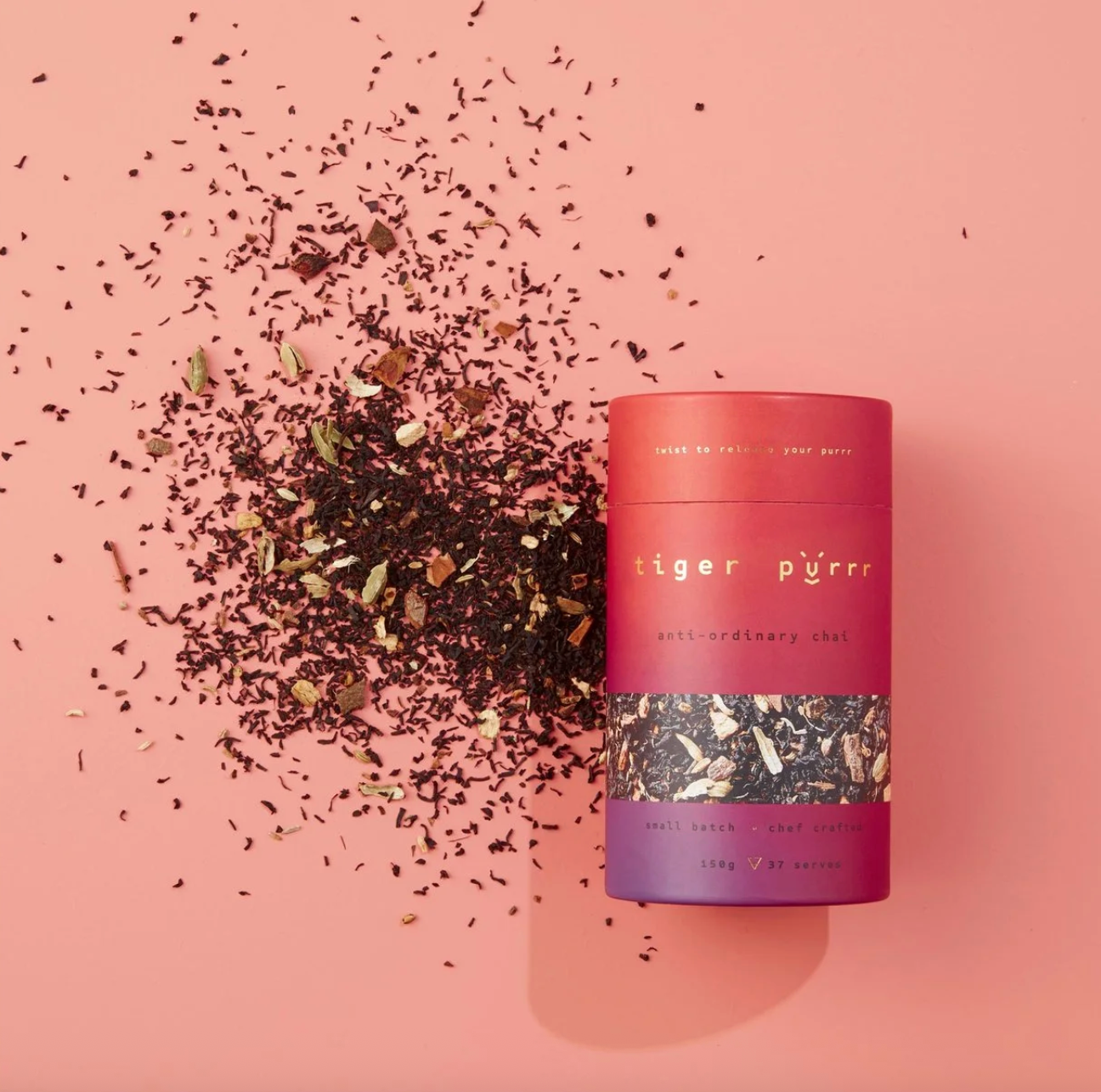 Co-founded, led naming, branding & creative for an anti-ordinary chai brand
