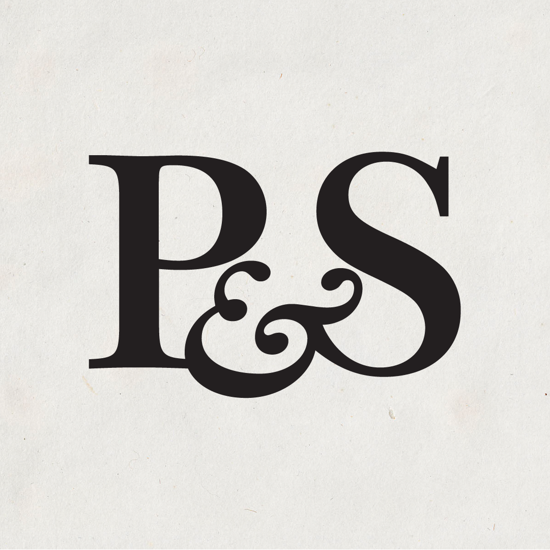 Perkins & Sons rebranded logo, P&S monogram mark