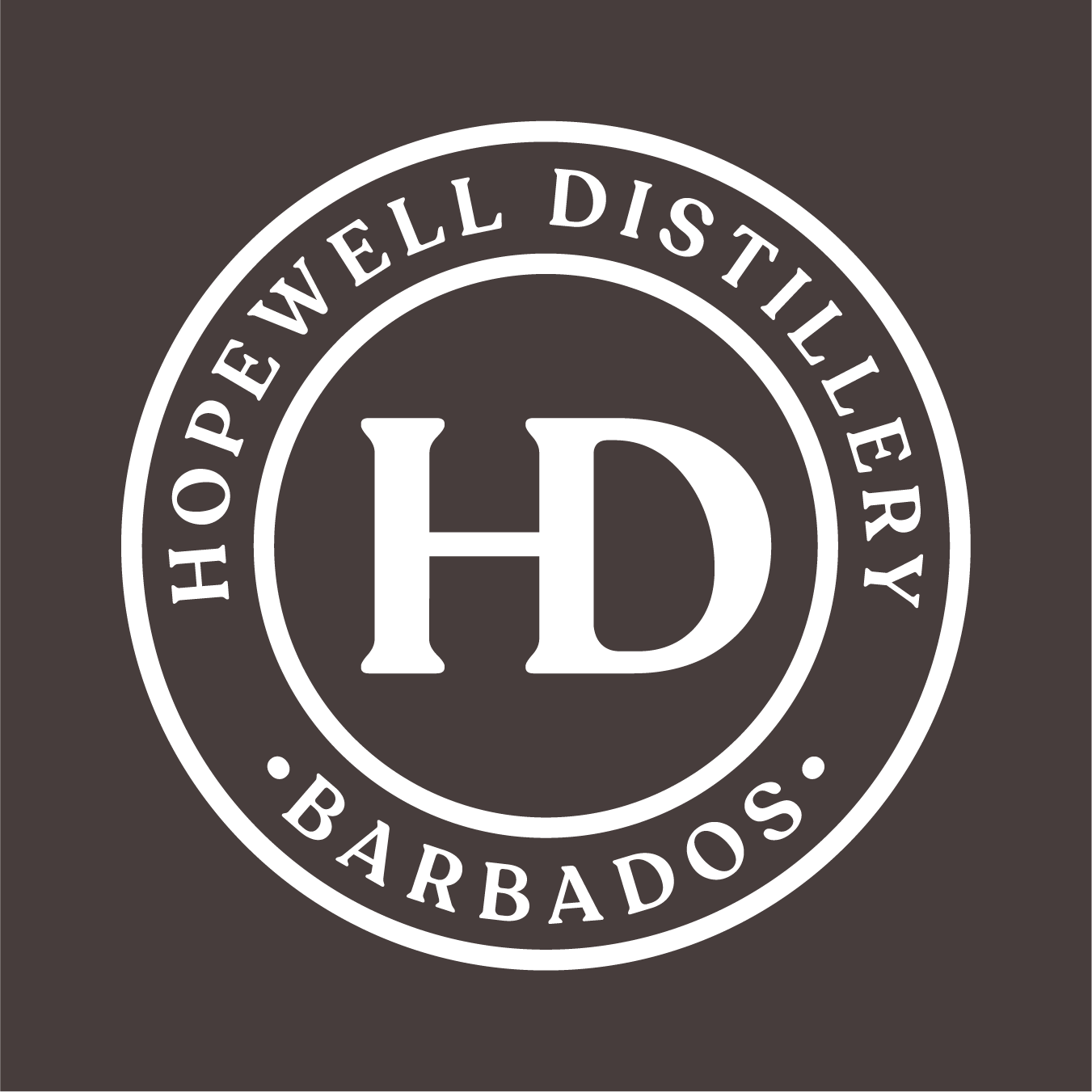 Hopewell Distillery HD roundel heritage stamp logo
