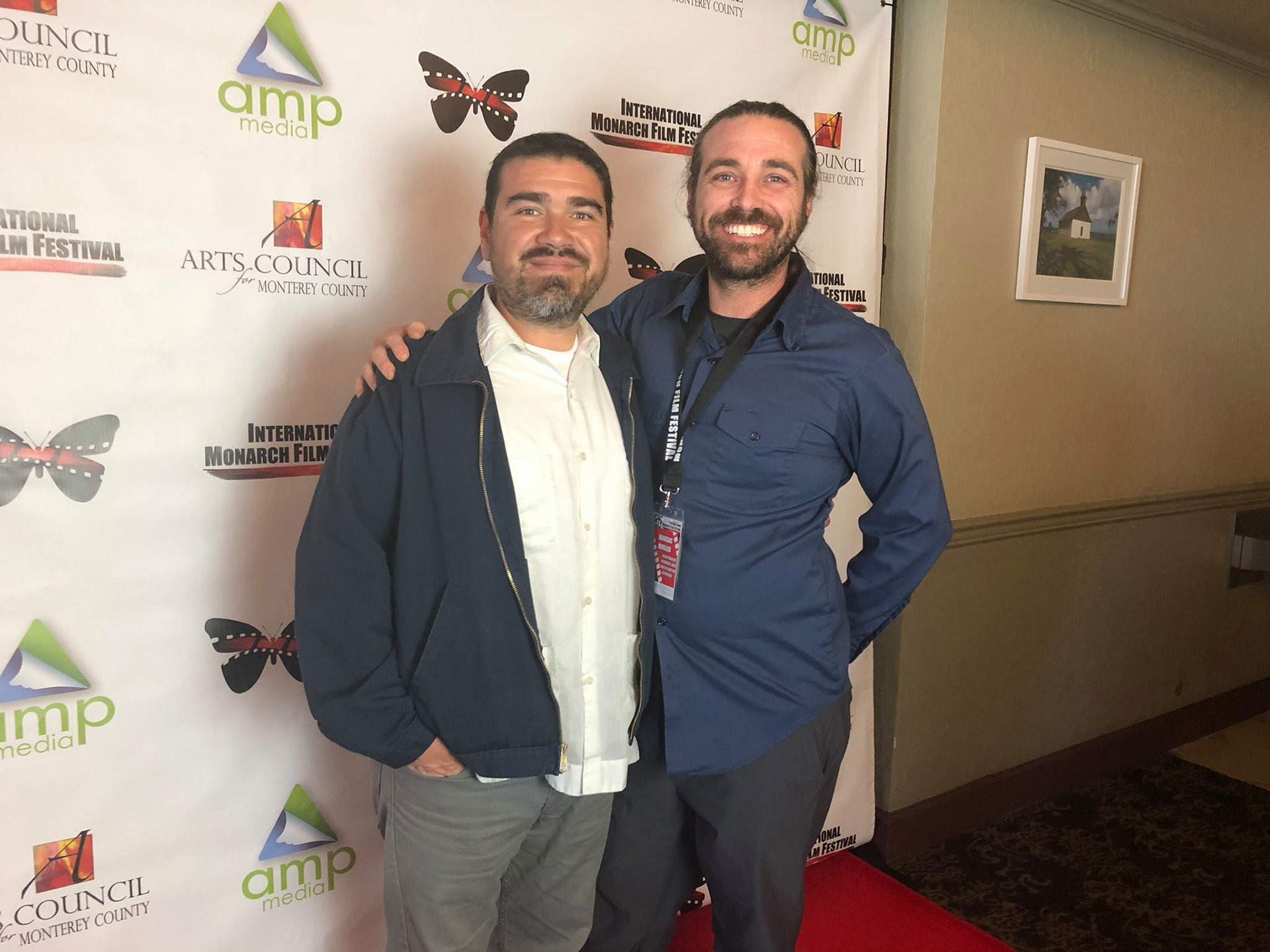 With Tony Burciaga, who provided music for the film
