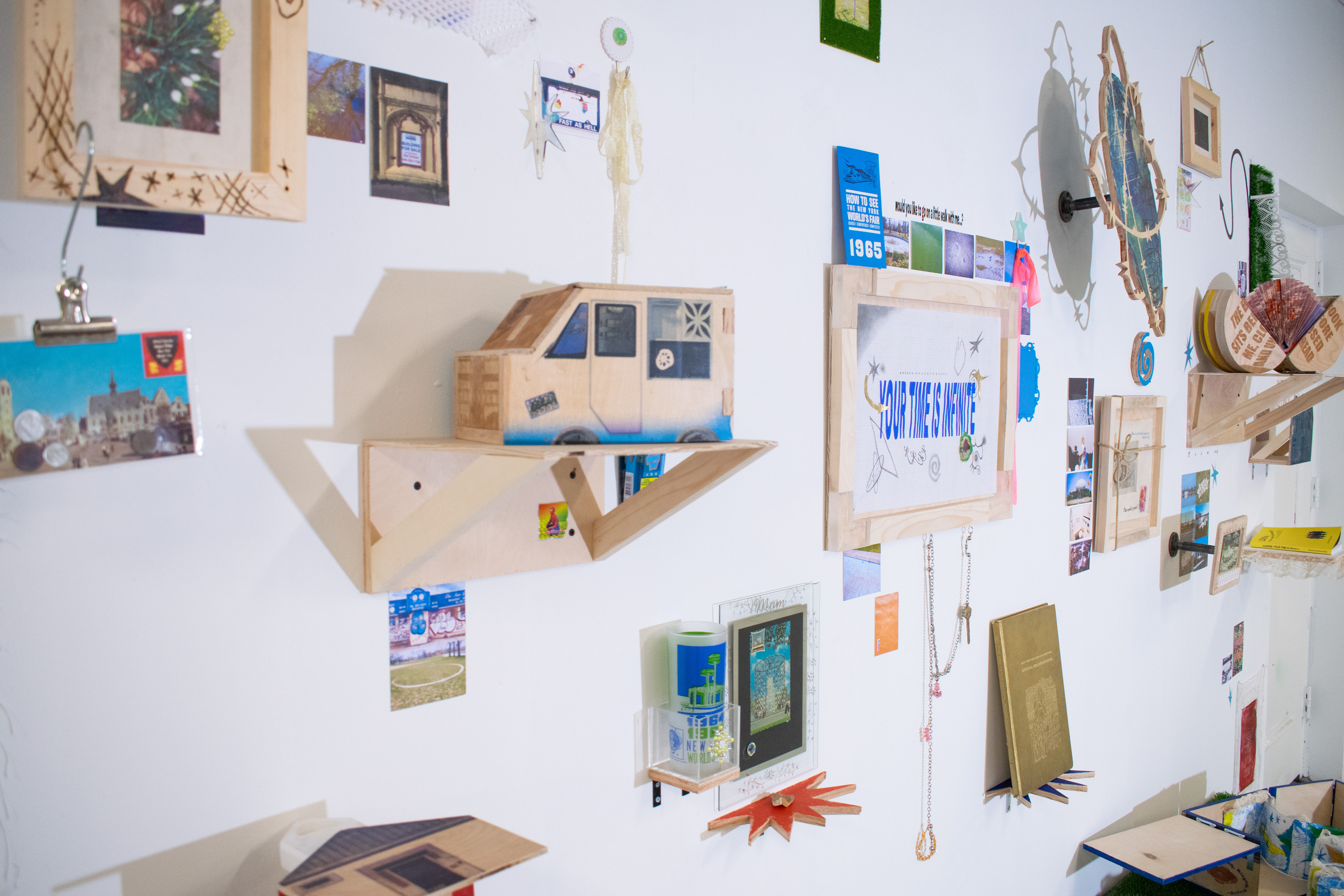 Queens: Your Time is Infinite (detail), 2024, Multimedia installation of four artist books, dimensions variable