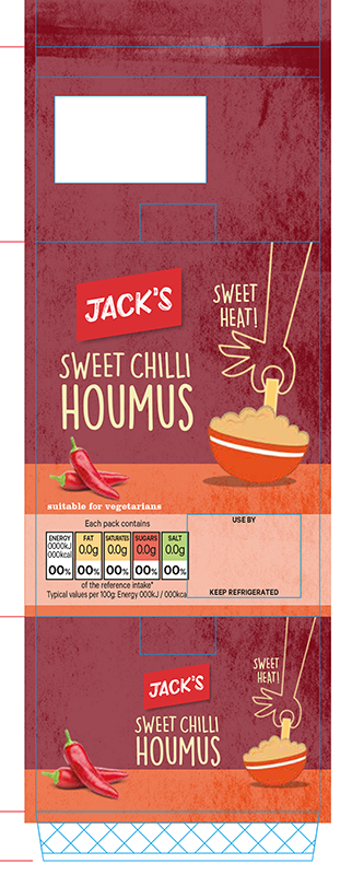 Jack's – Litho – Artwork & Food Cameo Retouch