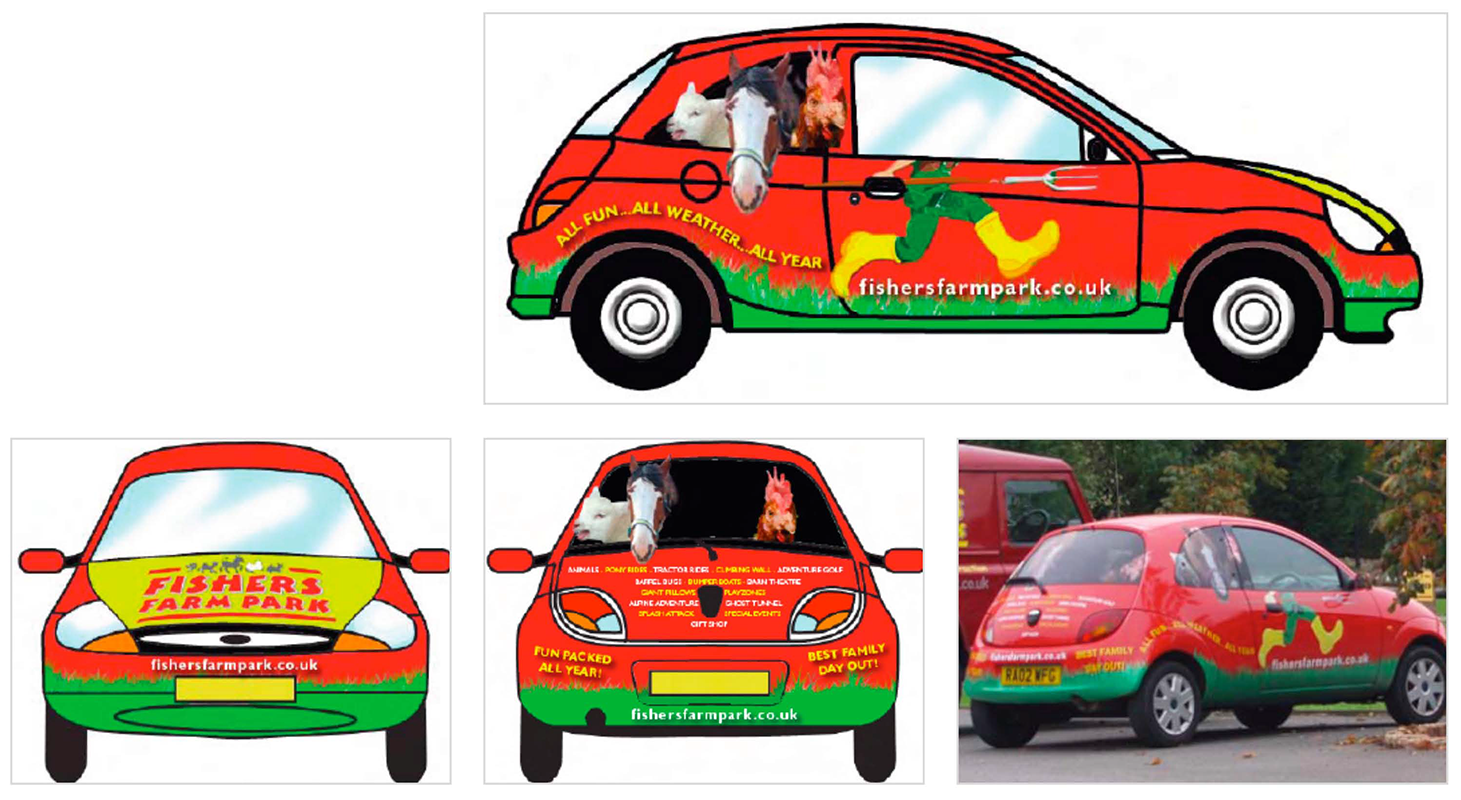 Fishers Farm Park – Car Graphics – Design & Artwork