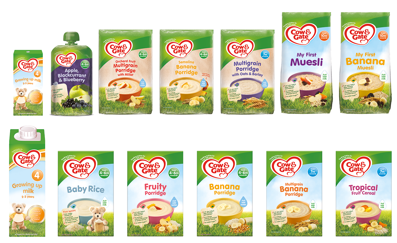 Cow & Gate – Baby food – Artwork & Visuals