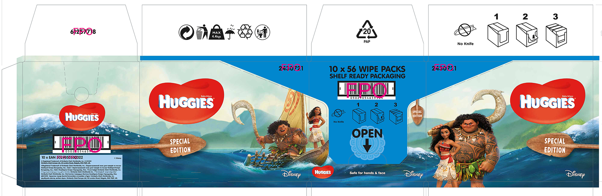 Kimberly-Clark – Baby Wipes – Ship & Ripper – Artwork & Retouching