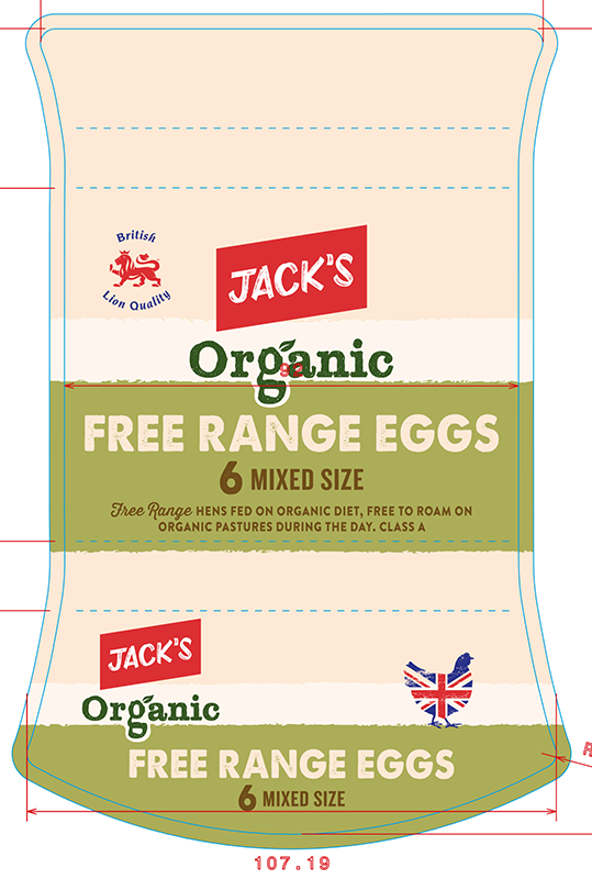 Jack's – Litho – Spot Colour Artwork