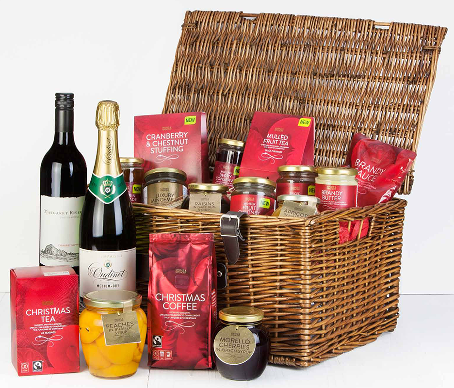 M&S – Xmas Hamper Range – Multiple Artworks