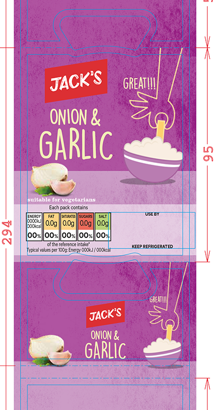 Jack's – Litho – Artwork & Food Cameo Retouch