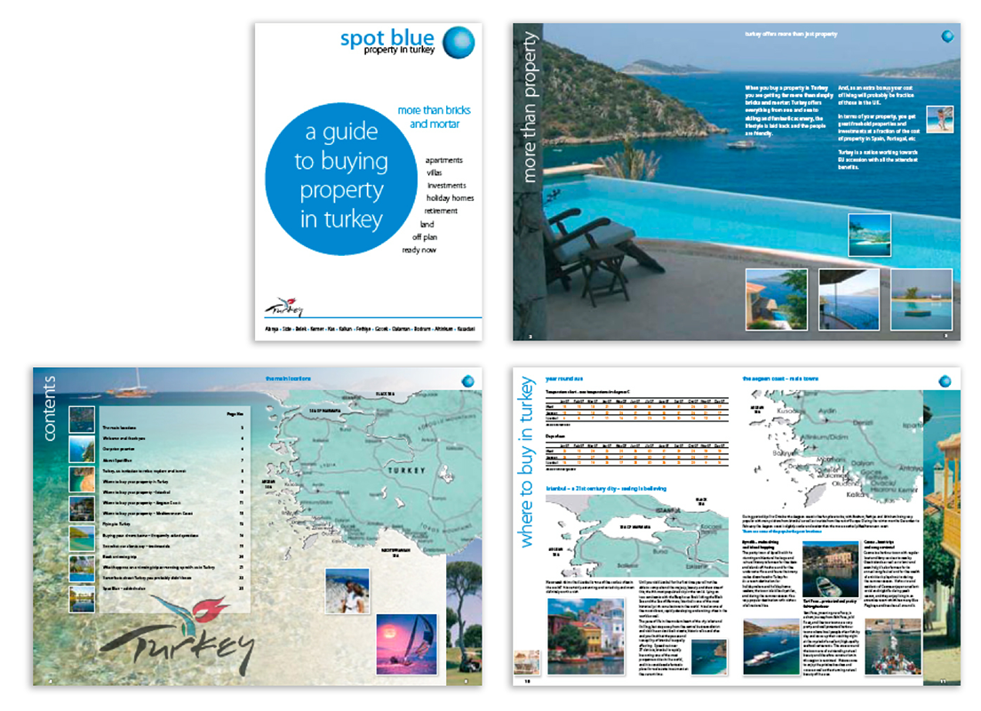 Spot Blue – Property Brochure – Design & Artwork
