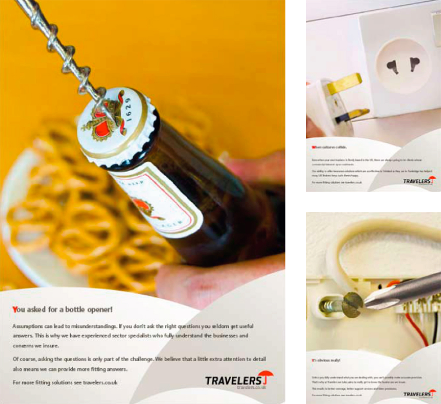 TRAVELERS Insurance – Advert – Design & Artwork