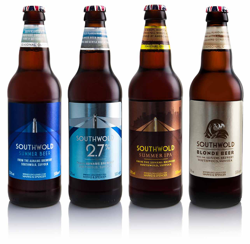 M&S – Beer Bottle Labels – Visuals & Artwork