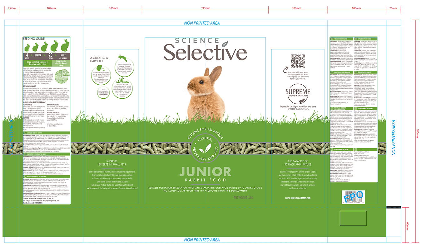 Pet Food – Flexo Flow Wrap – Artwork & Retouch