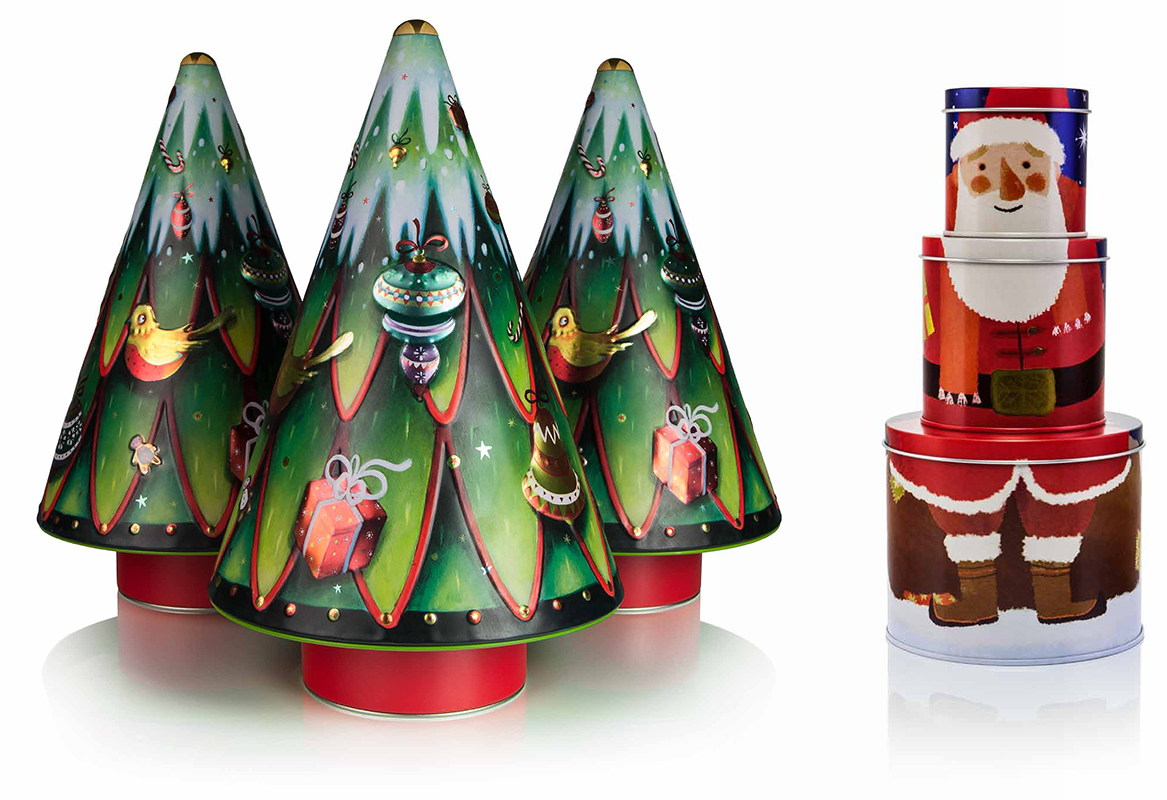 M&S – Xmas Tins – Artwork
