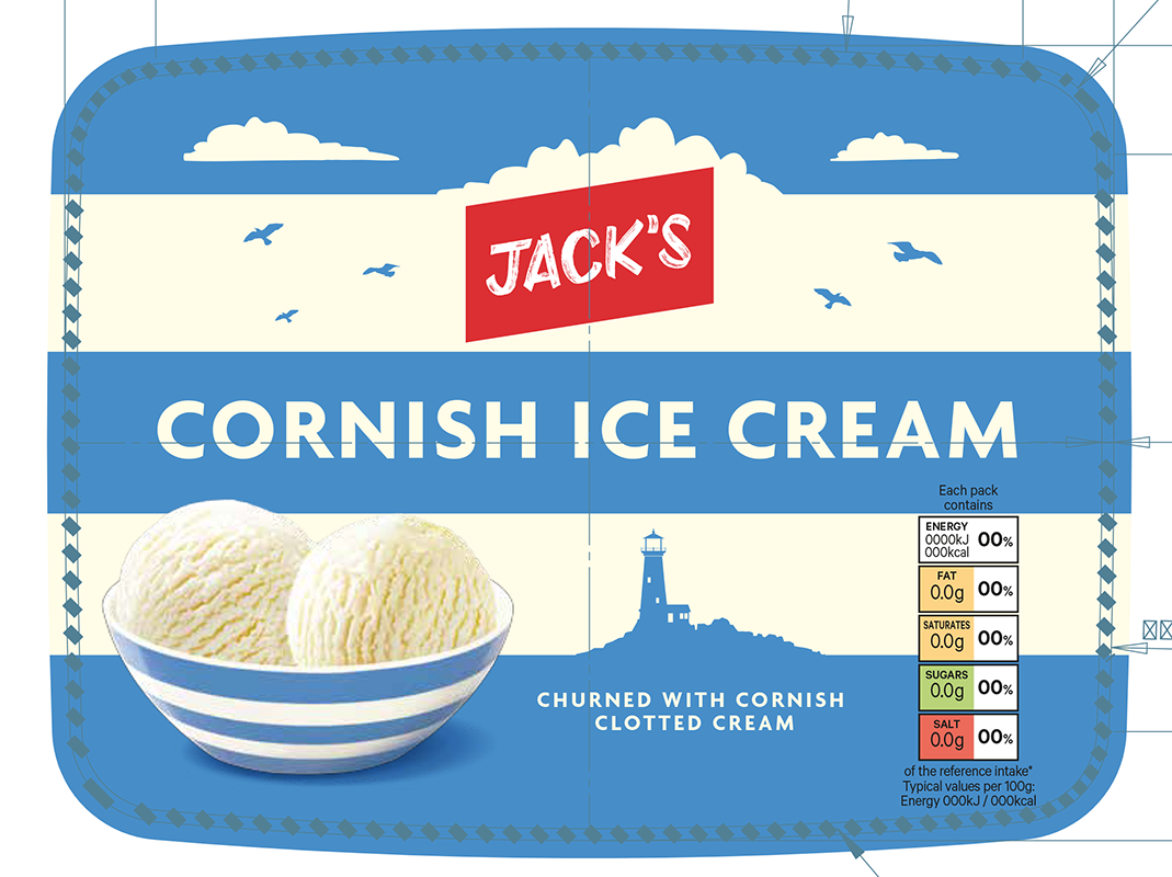 Jack's – Flexo – Spot Colour – Artwork