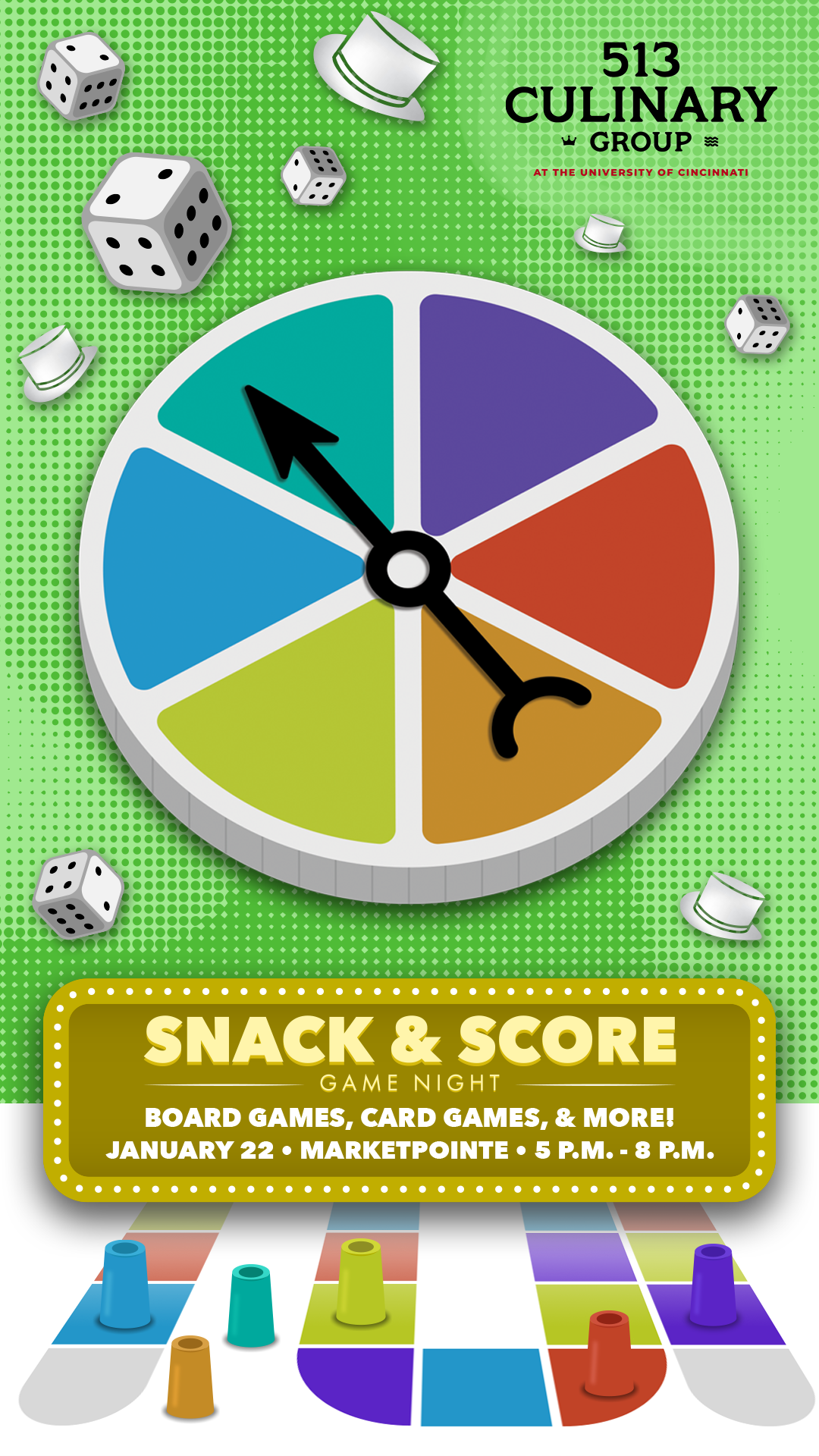 Promotional Graphic for a 513 Culinary Group sponsored Pie-Bake off, in association with Sodexo 