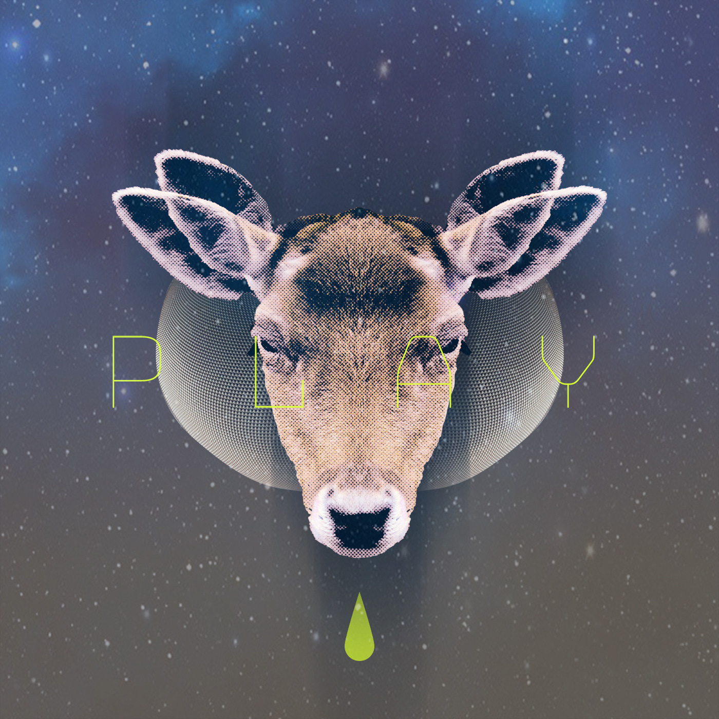 Play, Gatis Cirulis, surreal, collage, ears, eery, dear, tear 