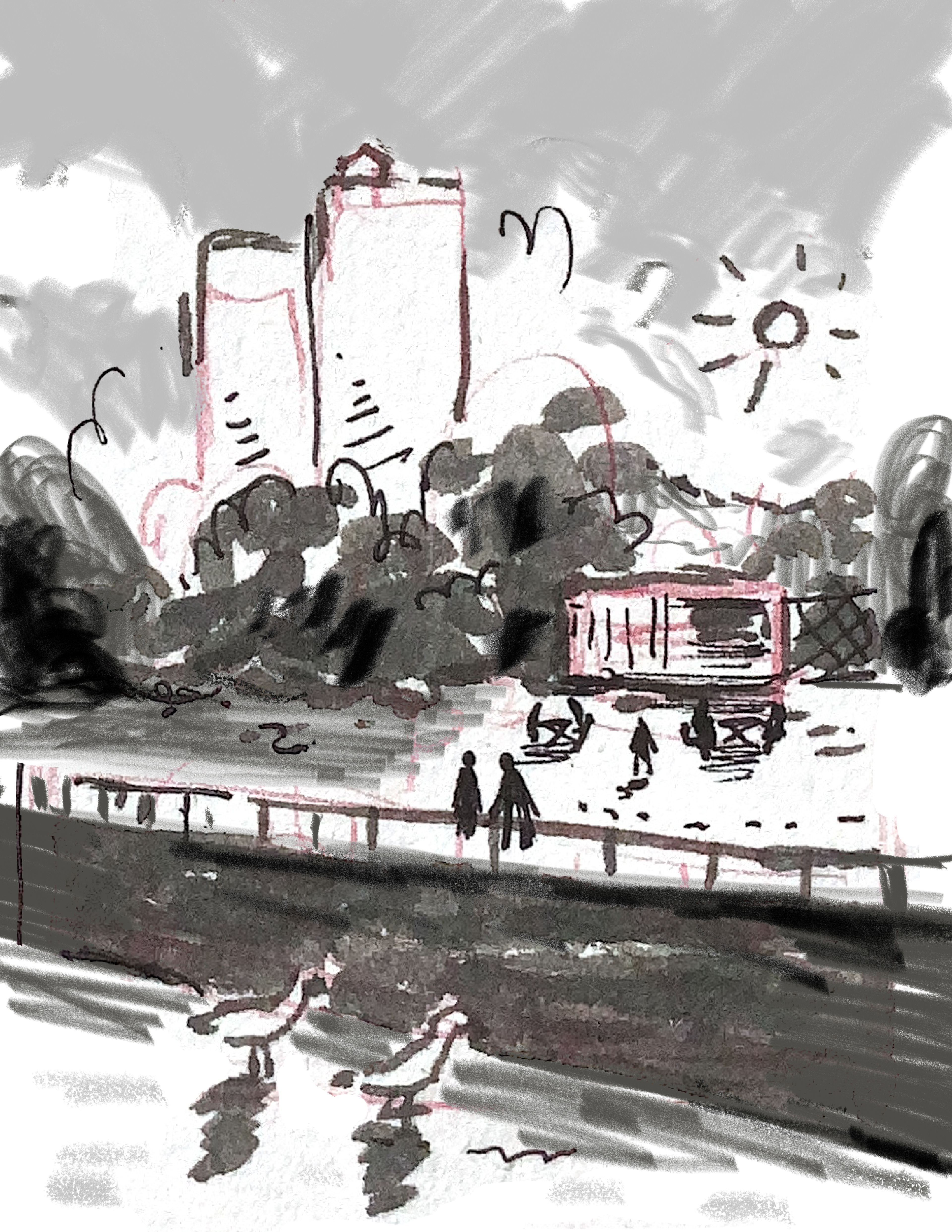 Added values to thumbnail sketch