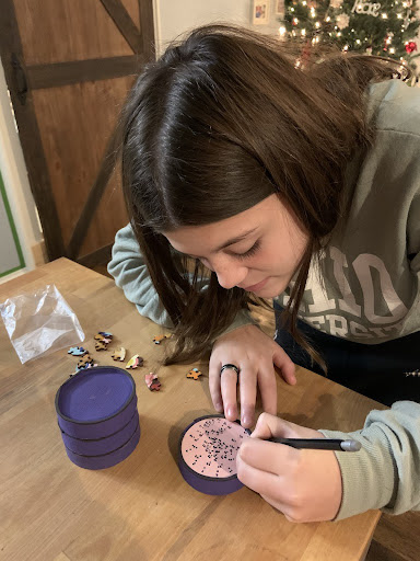 Drawing dot puzzle