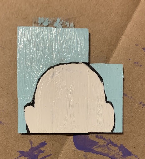Painting sliding puzzle