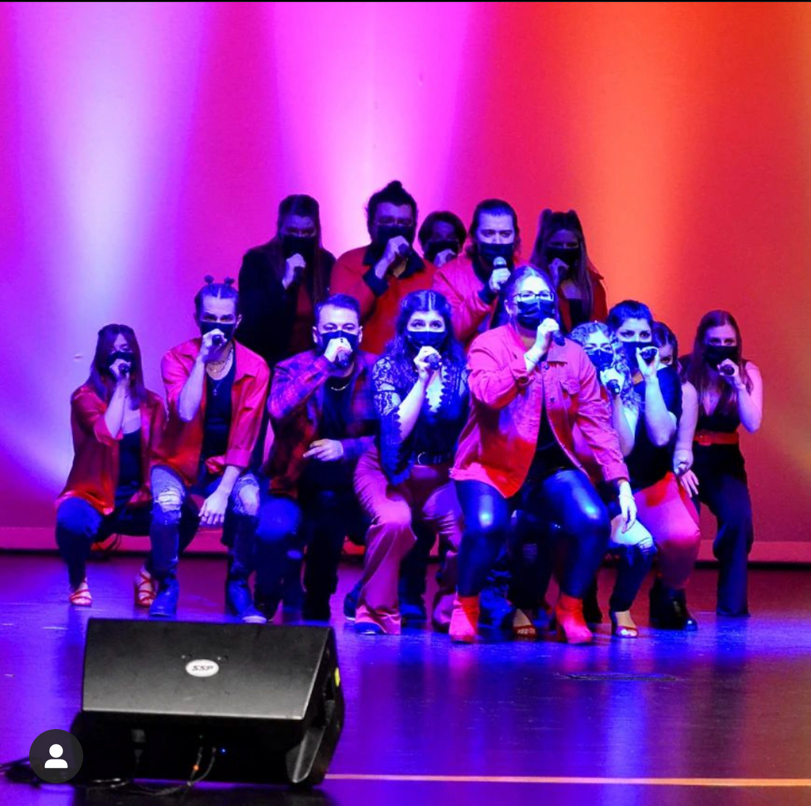 Signing with my group in this years national acappella competition