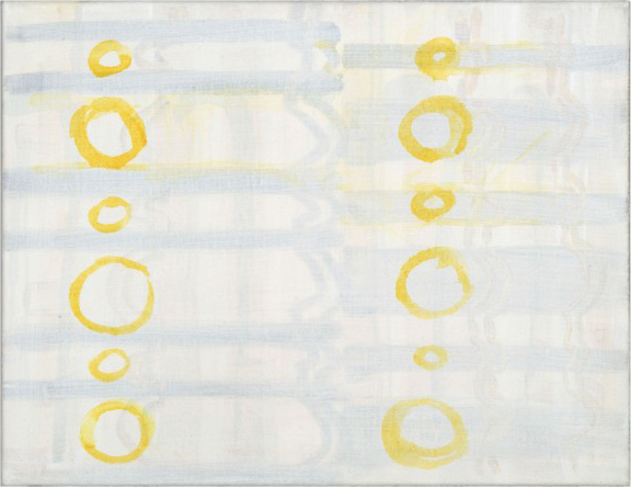 Zonder titel, acryl op linnen, 35 x 45 cm