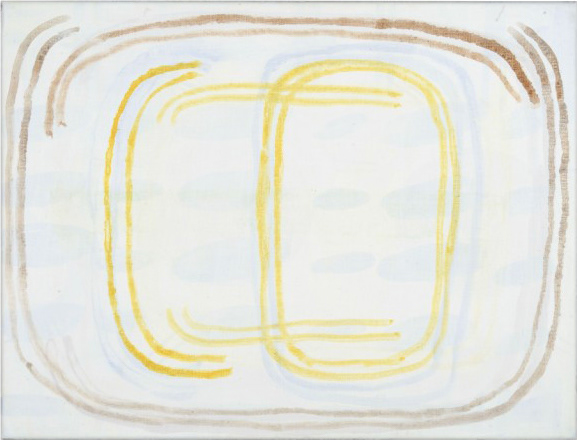 Zonder titel, acryl op linnen, 35 x 45 cm