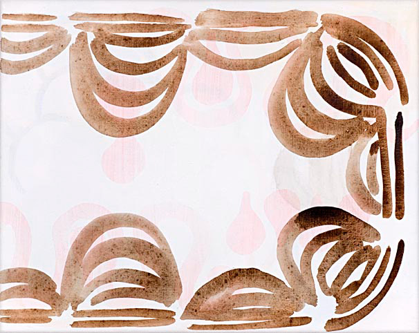 Zonder titel, acryl op linnen, 40 x 50 cm