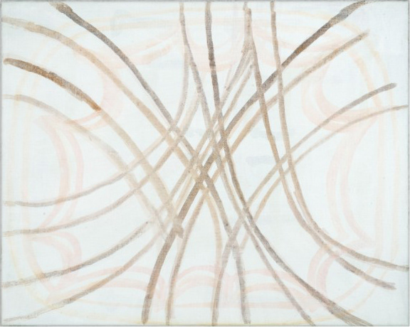 Zonder titel, acryl op linnen, 40 x 50 cm